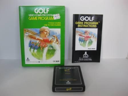 Golf (Atari text label) (CIB) - Atari 2600 Game